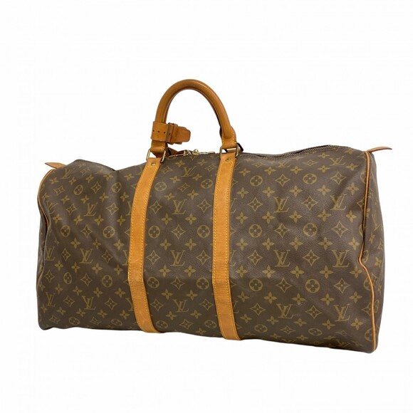 Louis Vuitton Handbags - LOUIS VUITTON Brown Monogram Keepall 55 Boston Bag